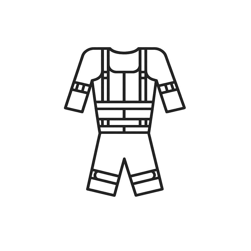 Icono colocación del traje EMS